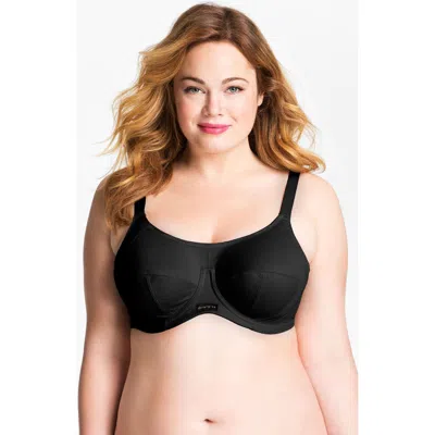 Elomi Energise Full Figure Sports Bra In Black