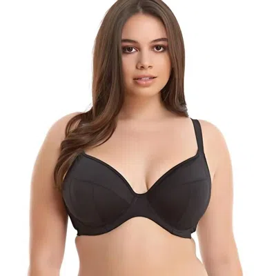 Elomi Essentials Plunge Underwire Bikini Top In Black