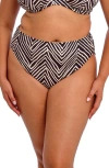 Elomi Fiji Falls Print Swim Bottoms In Black