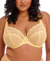 Elomi Charley Side Support Plunge Bra In Lemon