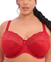 Elomi Full Figure Morgan Underwire Bra El4111, Online Only In Haute Red