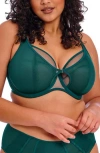 Elomi Kintai Full Coverage Mesh Underwire Bra In Blue