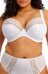 Elomi Lucie Full Figure Underwire Plunge Bra In White