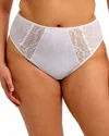 Elomi Lucie High Leg Brief In White
