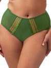 Elomi Matilda Full Figure Embellished Briefs In Jungle
