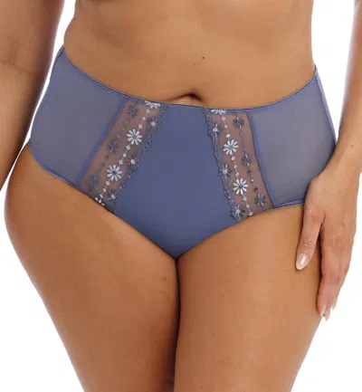 Elomi Matilda Full Brief Panty In Daisy In Blue