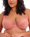 Elomi Matilda Side Support Plunge Bra In Rose Leopard