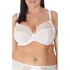 Elomi Matilda Full Figure Underwire Plunge Bra In White