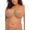 Elomi Matilda Full Figure Underwire Plunge Bra In Brown