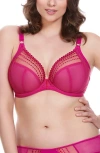 Elomi Matilda Full Figure Underwire Plunge Bra In Passion Pink
