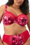 Elomi Morgan Full Figure Underwire Bra In Berry Crush