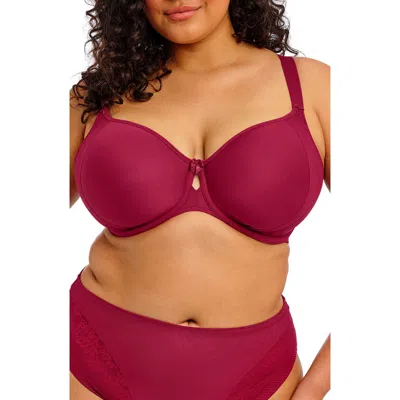 Elomi Nerina Underwire Molded Spacer Bra In Red