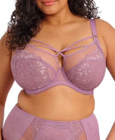 Elomi Plus Size Brianna Underwire Plunge Bra In Purple