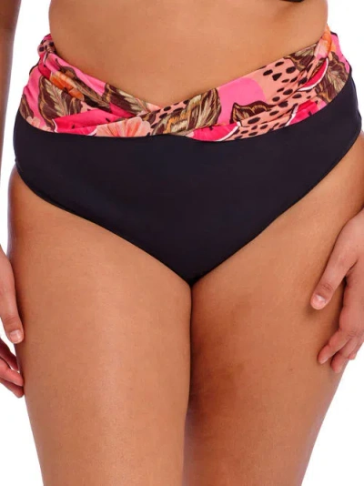 Elomi Plus Size Cabana Nights Twist Bikini Bottom In Multi