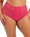 Elomi Plus Size Darcie Full Coverage Brief In Pink