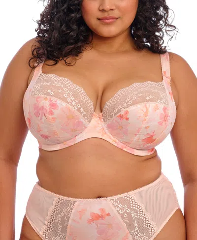 Elomi Plus Size Lucie Underwire Plunge Full Coverage Bra In Purple
