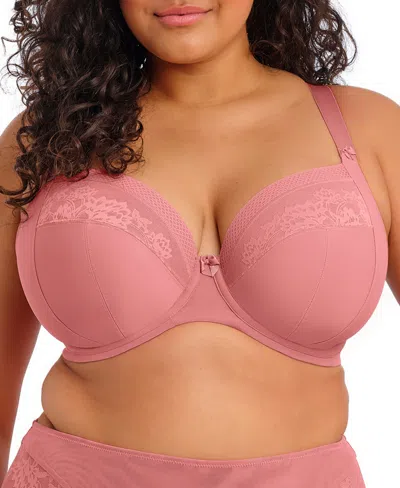 Elomi Plus Size Nerina Underwire Plunge Bra In Pink