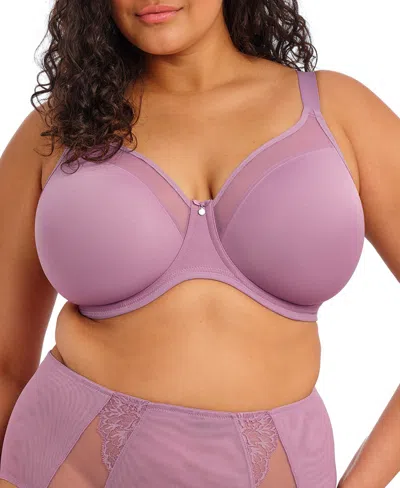 Elomi Plus Size Smooth Underwire Molded Non Padded Bra El4301 In Purple