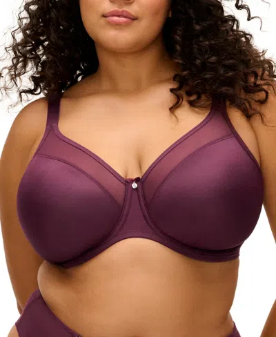 Elomi Plus Size Smooth Underwire Moulded Non Padded Bra El4301 In Fig