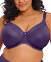 Elomi Plus Size Smooth Underwire Moulded Non Padded Bra El4301 In Midnght