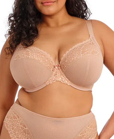 Elomi Plus Size Tiernie Underwire Plunge Bra In Brown