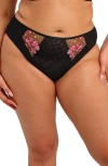 Elomi Teagan High Leg Briefs In Black