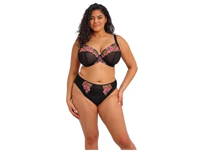 Elomi Teagan Underwire Plunge Bra In Black