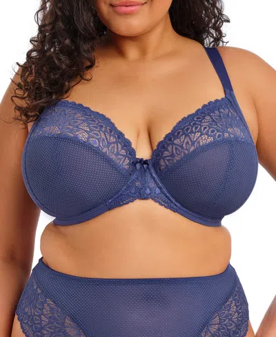 Elomi Tiernie Underwire Plunge Bra In Blue