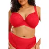 Elomi Tiernie Underwire Plunge Bra In Red