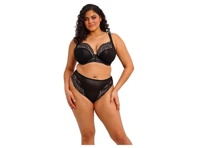 Elomi Tiernie Underwire Stretch Plunge Bra In Black