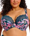 Elomi Women's Lucie Underwire Plunge Bra In Blue