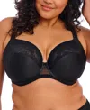 Elomi Plus Size Nerina Underwire Plunge Full Coverage Bra In Black