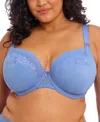 Elomi Women's Nerina Full-figure Underwire Plunge Bra El302734 In Blue