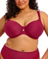 Elomi Nerina Underwire Molded Spacer Bra In Burgundy