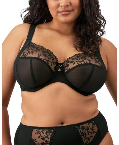 Elomi Women's Zarla Banded Underwire Stretch Lace Bra In Black