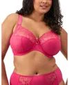 Elomi Women's Zarla Banded Underwire Stretch Lace Bra In Love Potion