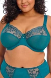 Elomi Zarla Full Figure Underwire Bra In Ocean Depths