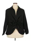Eloquii 3/4 Sleeve Blouse In Black