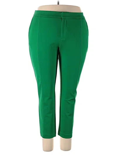 Pre-owned Eloquii Active Pants In Green