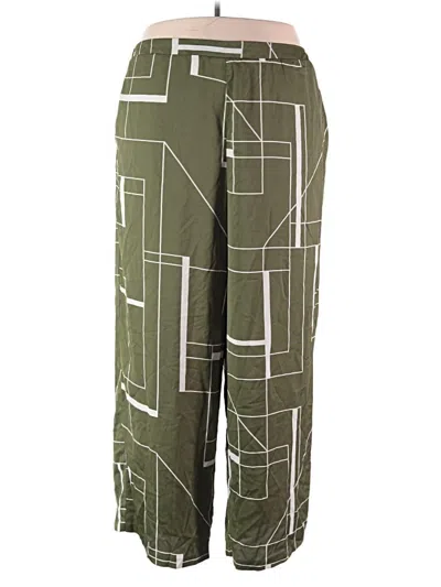 Pre-owned Eloquii Active Pants In Green