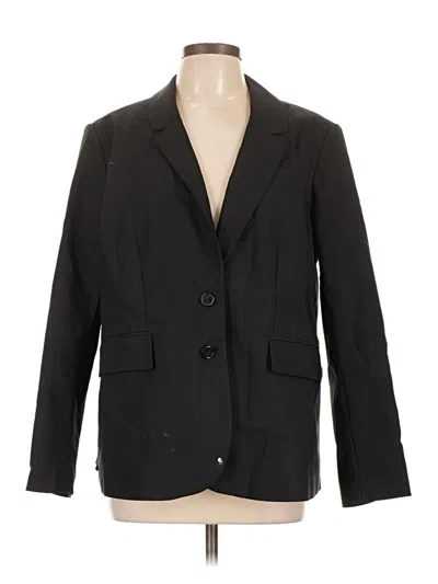 Pre-owned Eloquii Blazer Jacket In Black