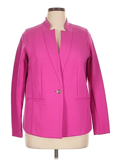 Pre-owned Eloquii Blazer Jacket In Pink