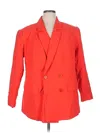 Eloquii Blazer Jacket In Red