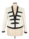 Eloquii Blazer Jacket In White