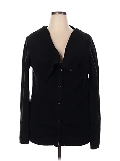 Pre-owned Eloquii Cardigan Sweater In Black