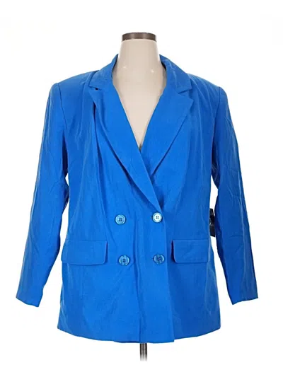 Pre-owned Eloquii Cardigan Sweater In Blue