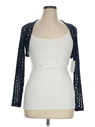 Pre-owned Eloquii Cardigan Sweater In Blue