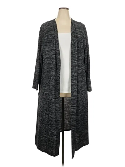 Pre-owned Eloquii Cardigan Sweater In Gray