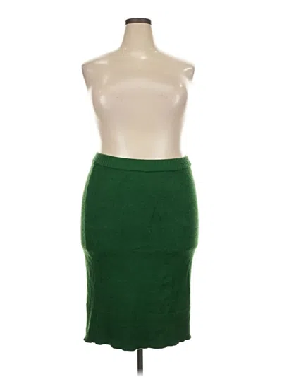 Pre-owned Eloquii Cardigan Sweater In Green