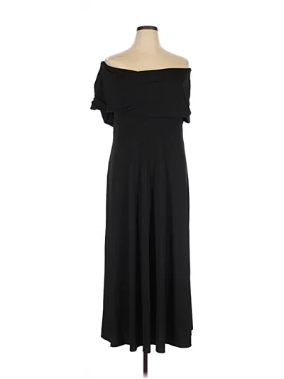 Pre-owned Eloquii Casual Dress In Black